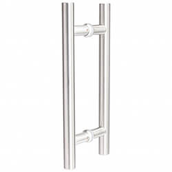 Deanta Guardsman Pull Handle for Doors 22mm Dia x 300mm L - Satin Steel
