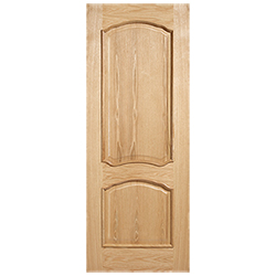 LPD Louis RM2S Moulded Internal Door with 2 Panel - Unfinished Oak