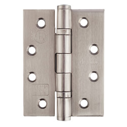 Deanta Grade-13 Fire Rated Hinges Pair 76 W x 102 H x 3mm T - Stainless Steel