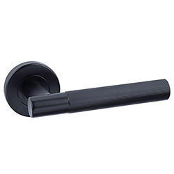 LPD Geneva Matt Black Door Handle Pack - 20 W x 130mm H