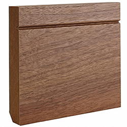 Deanta Shaker Skirting 145 W x 3660 L x 16mm T - Prefinished Walnut - Pack of 4