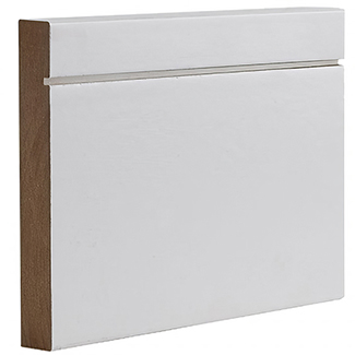 Deanta White Primed Shaker Skirting