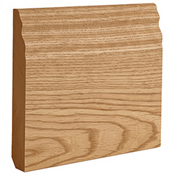 Deanta Traditional Skirting 145 W x 3660 L x 16mm T - Prefinished Oak - Pack of 4