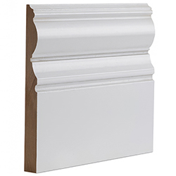 Deanta Victoriana Skirting 180 W x 3660 x 18mm T - White Primed - Pack of 4
