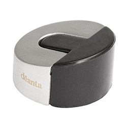Deanta Sloped Floor Mounted Door Stop 45mm Dia x 25mm L - Satin Stainless Steel