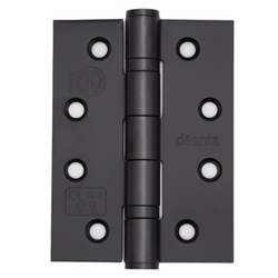 Deanta Grade-13 Fire Rated Hinges Pair 76 W x 102 H x 3mm T - Black
