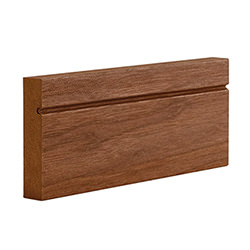 Deanta Shaker Architrave 80 W x 16mm T - Prefinished Walnut