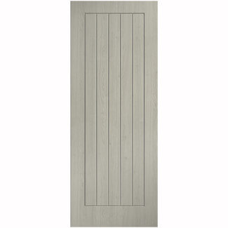 LPD Cottage Pre-Finished Light-Grey Laminate 5-Panels Internal Door