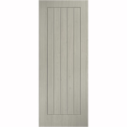 LPD Cottage Laminate Internal Door with 5 Panel - Prefinished Light Grey