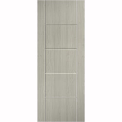 LPD Ladder Laminate Internal Door with 5 Panel - Prefinished Light Grey