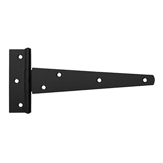 Dale Medium Duty Tee Hinge Black Japanned Finish