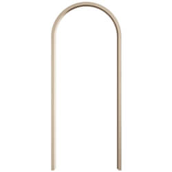 LPD Curved Door Lining 1981 H x 35mm T - Prefinished Blonde Oak