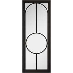 LPD Bowery Internal Door with 7 Clear Glazed Light - Prefinished Black