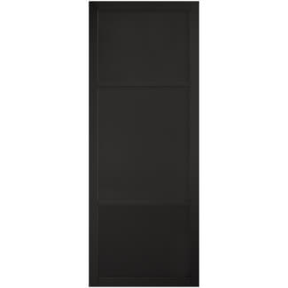 LPD Sutton Pre-Finished Black 3-Panels Internal Door