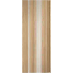 LPD Melbourne Internal Door with 20 Panel and 17 Clear Glazed Light - Prefinished Oak