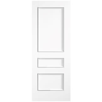 LPD Toledo White Primed 3-Panels Internal Door