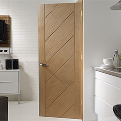 XL Joinery Monza Un-Finished Oak 7-Panels Internal Door