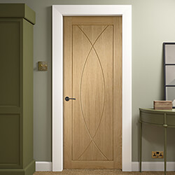 XL Joinery Pesaro Un-Finished Oak 5-Panels Internal Door