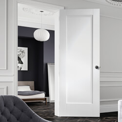 XL Joinery Pattern 10 Internal Door with 1 Panel - White Primed