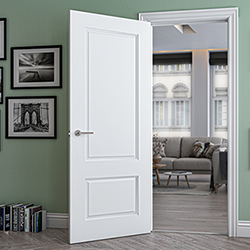 Deanta Madison Internal Door with 2 Panel - White Primed