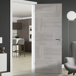 XL Joinery Ravenna White Grey Laminate 10-panels Internal Door