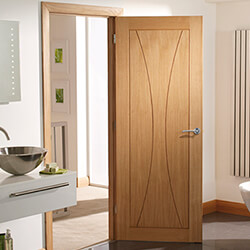 XL Joinery Verona Un-Finished Oak 3-Panels Internal Door