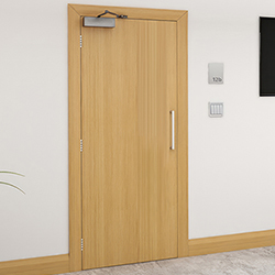 Deanta Internal Flush Door - Prefinished Oak