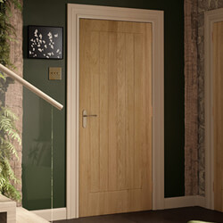 XL Joinery Suffolk Un-Finished Oak 6-Panels Internal Door