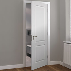 JB Kind Caprice Internal Fire Door with 2 Panel - White Primed