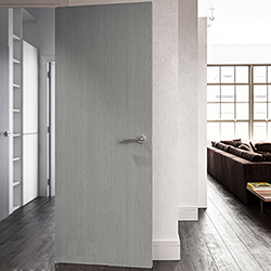 Deanta Internal Flush Fire Door FD30 - Prefinished Light Grey Ash