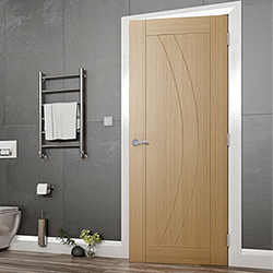 Deanta Ravello Internal Door with 3 Panel - Prefinished Oak
