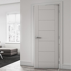 Deanta Seville Internal Door with 7 Panel - White Primed