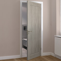 JB Kind Colorado Laminate Internal Fire Door with 5 Panel - Grey