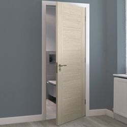 JB Kind Tigris Laminate Internal Fire Door with 5 Panel - Ivory