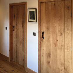 JB Kind Rustic Internal Door with 5 Panel - Unfinished Oak