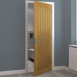 JB Kind Thames Cottage Style Internal Fire Door with 5 Panel - Prefinished Oak