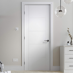 LPD Vancouver Internal Fire Door with 5 Panel - White Primed