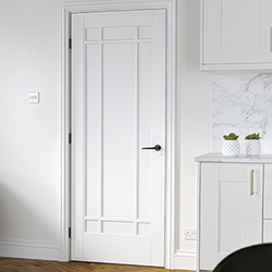 LPD Manhattan Internal Fire Door with 9 Panel - White Primed
