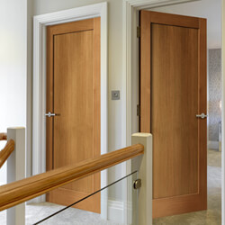 JB Kind Etna Internal Door with 1 Panel - Unfinished Oak