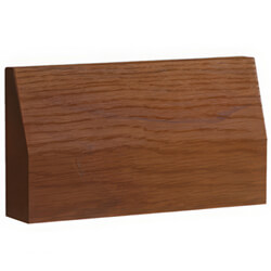 Deanta Half Splayed Architrave 90 W x 16mm T - Prefinished Walnut