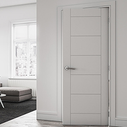 Deanta Seville Internal Fire Door with 7 Panel - White Primed