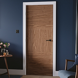 LPD Tres Internal Door with 3 Panel - Prefinished Walnut