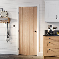 LPD Wexford Internal Fire Door with 5 Panel - Unfinished Oak