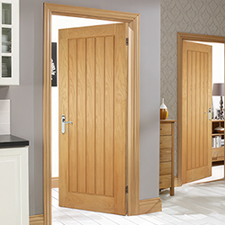 LPD Mexicano Internal Door with 1 Panel - Prefinished Oak