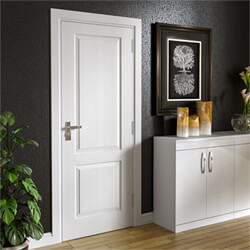 JB Kind Caprice Internal Door with 2 Panel - White Primed