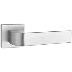Atlantic Tupai Rapido CurvaLine Turis Lever Door Handle on Square Rose - 136mm L