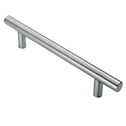 Atlantic T-Bar Pull Handle Bolt Through 450mm L - Satin Stainless Steel