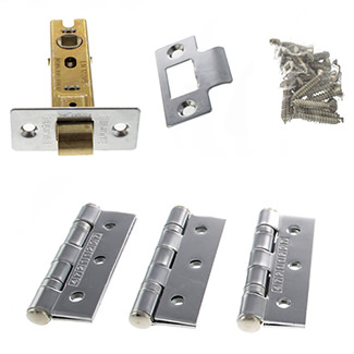 Atlantic 3-Inch Latch with 3 x Ball Bearing Hinges