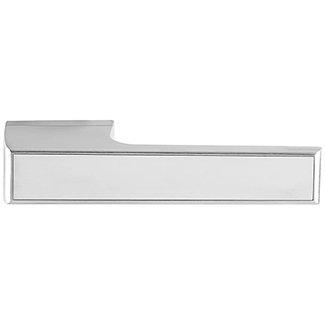 Atlantic Tupai Rapido VersaLine Tobar Lever Door Handle On Long Rose - Polished Stainless Steel Decorative Plate