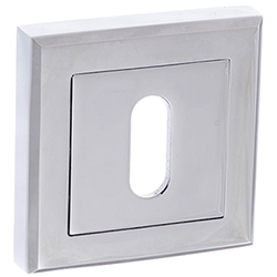 Atlantic Status Key Escutcheons on Square Rose - 51mm W